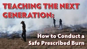 safe prescribed burn training